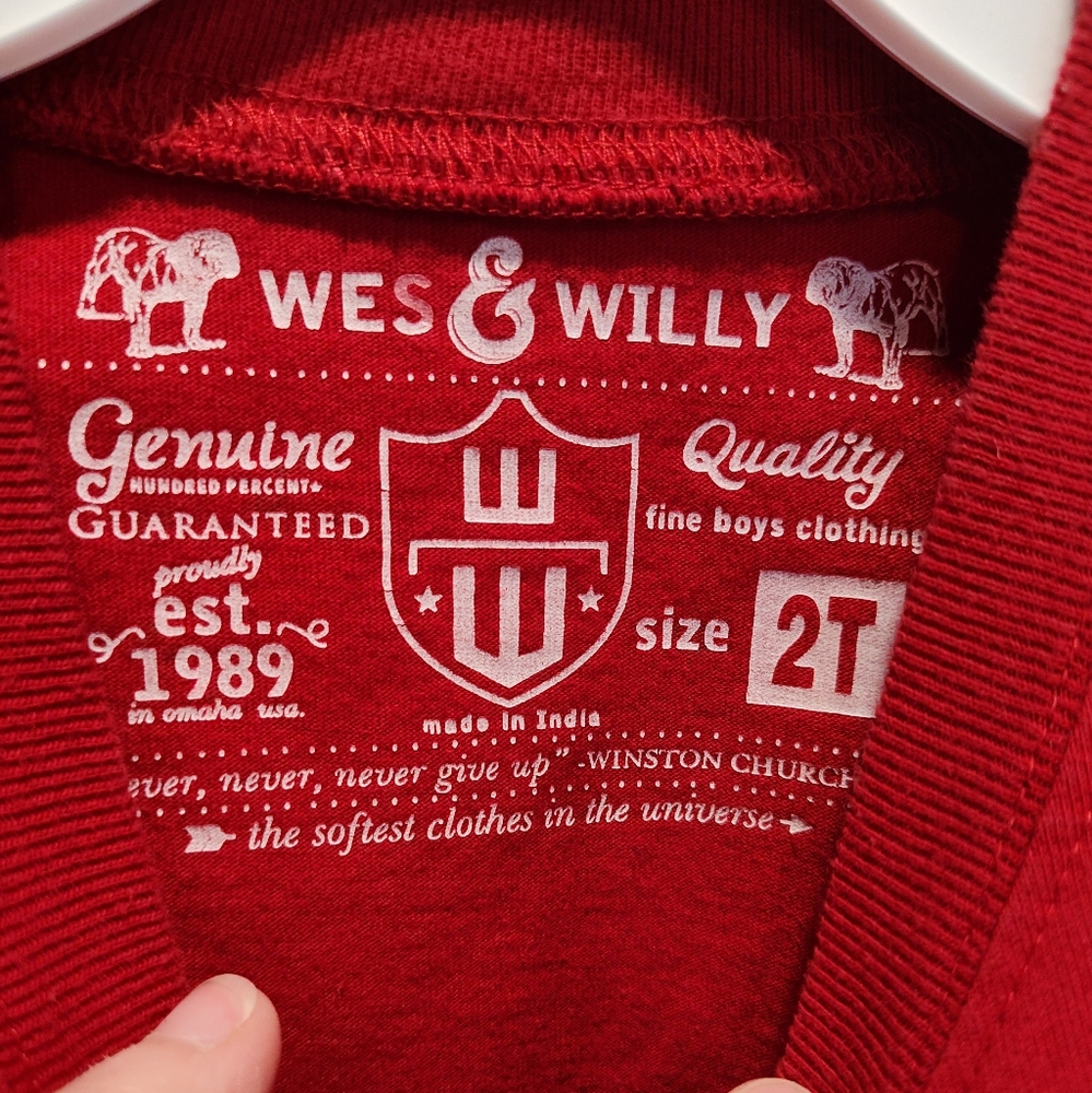Wes and Willy 2T Romeo Kids T-Shirt - Picture 2 of 3